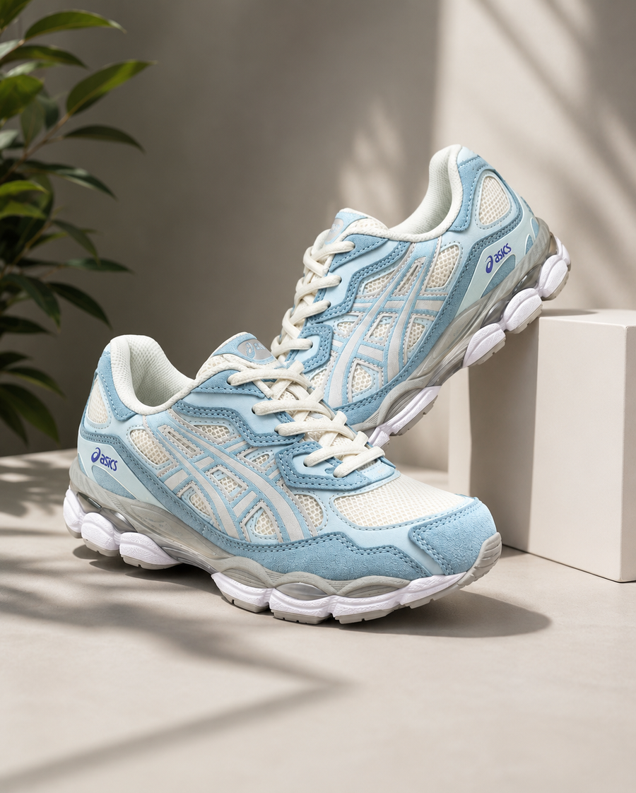 ASICS GEL-NYC Bleu Ciel & Blanc – Sneakers Lifestyle Unisexe