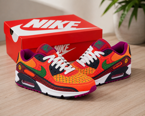 Nike Air Max 90 Premium – Édition Multicolore Homme/Femme