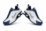 Nike Shox Homme – Chaussures de Sport & Lifestyle Blanc/Bleu Marine