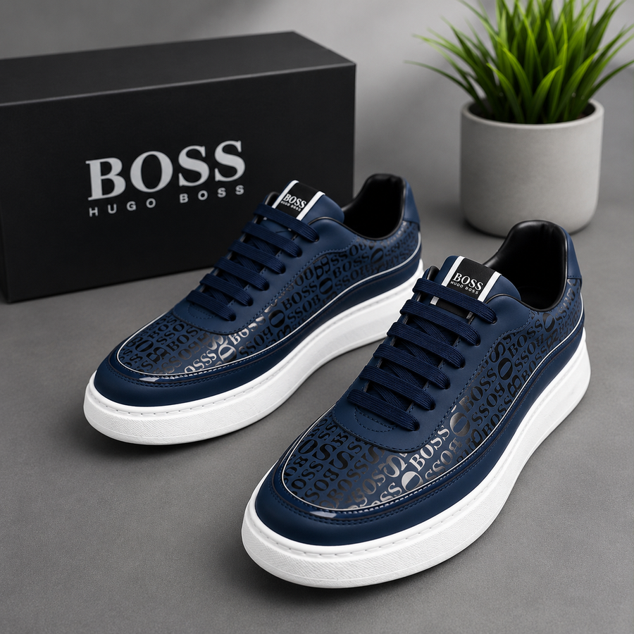 BOSS Hugo Boss Sneakers Signature – Bleu Marine Premium