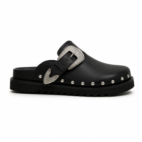 Toga Noir Premium à Boucle Métallique – Style Urbain