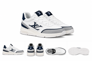 Louis Vuitton LV Trainer Blanc/Bleu