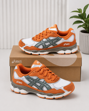 ASICS GEL-NYC Orange & Gris – Sneakers Lifestyle Premium