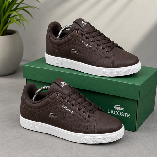 Baskets Lacoste Homme Marron – Élégance Intemporelle & Confort Quotidien