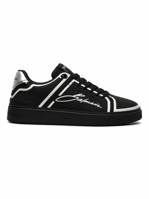 Balmain Paris B-Court – Sneakers Homme Noires et Blanches