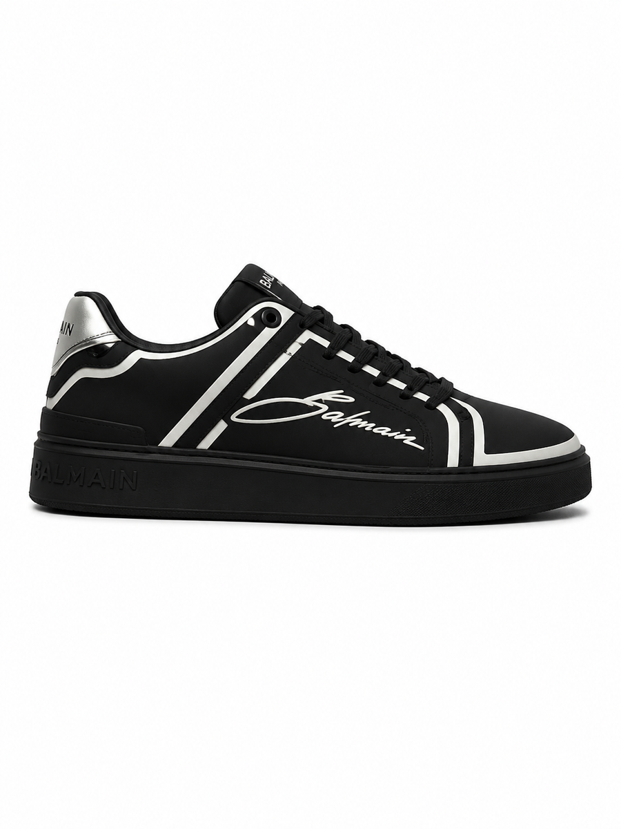 Balmain Paris B-Court – Sneakers Homme Noires et Blanches