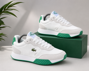 Lacoste L003 Evo Blanc & Vert – Sneakers Lifestyle Unisexe